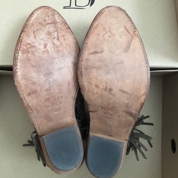 NEW Liberty Black Lana Napa Cobre fringe bootie (7) - Picture 12 of 14